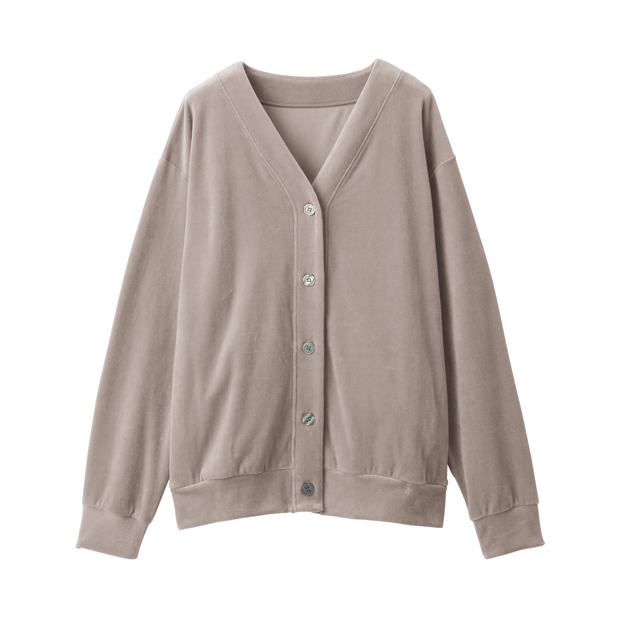 婦人　コットンベロア　カーディガン