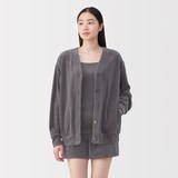 婦人　コットンベロア　カーディガン