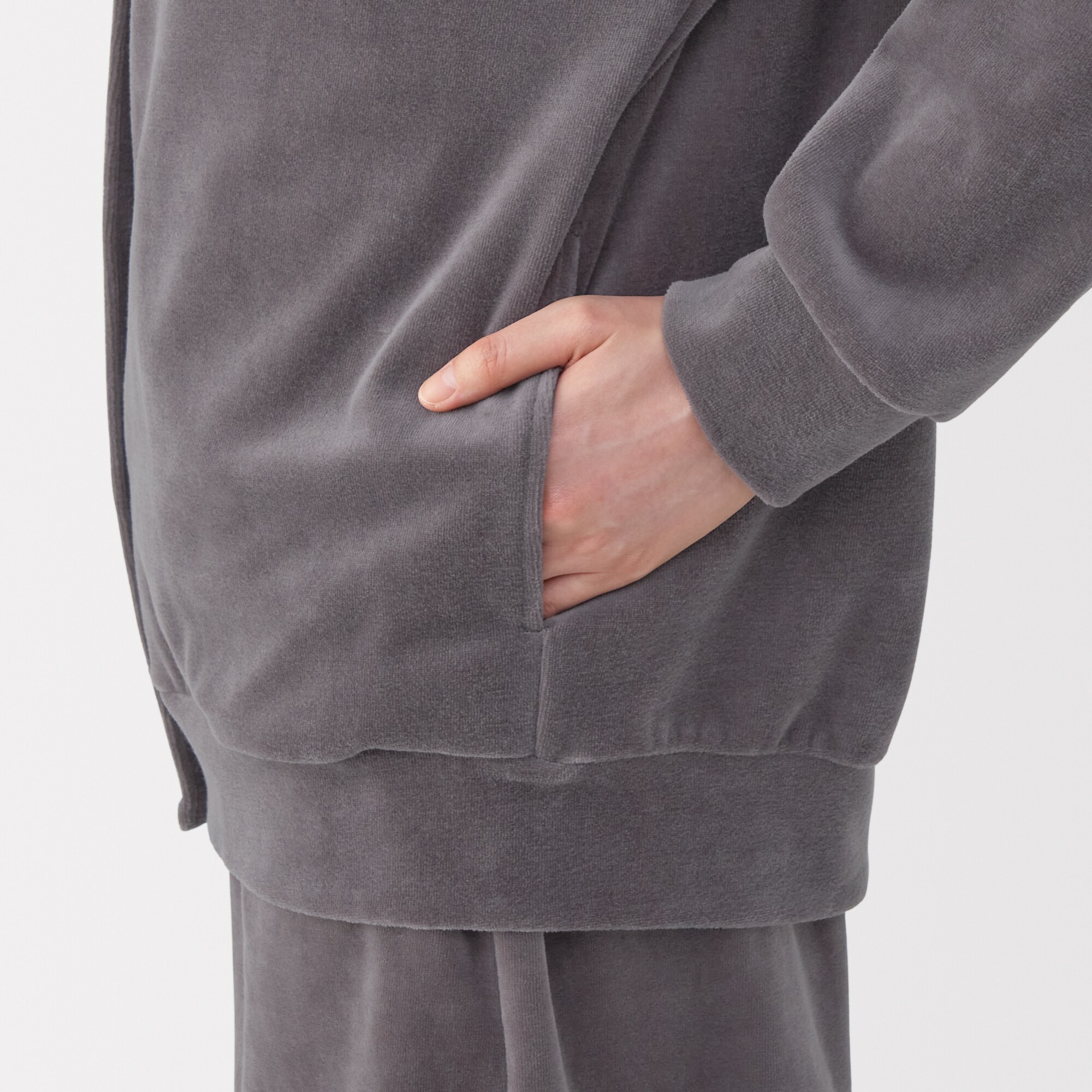 婦人　コットンベロア　カーディガン