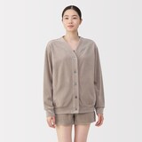 婦人　コットンベロア　カーディガン