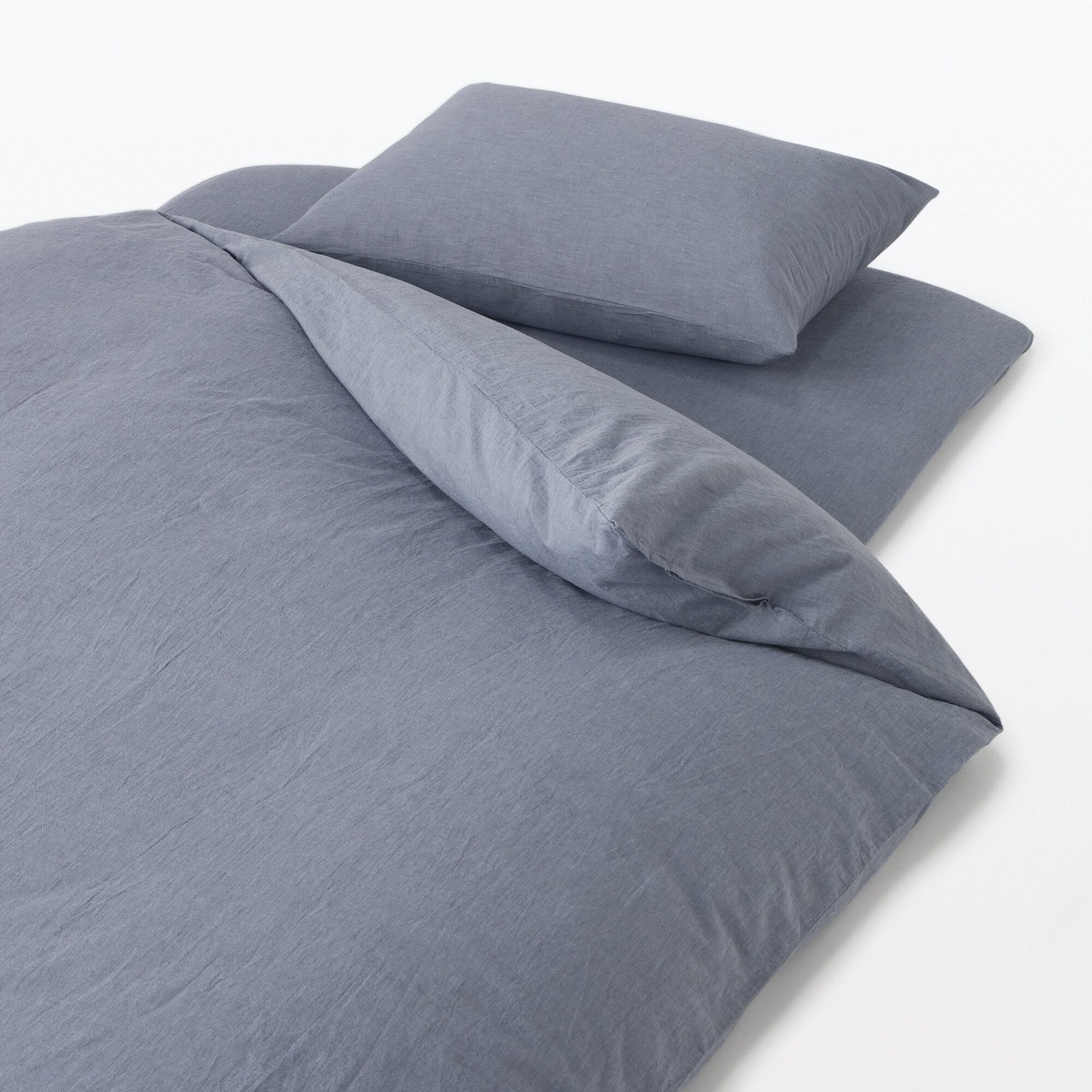 洗いざらし敷ふとんシーツ・Ｓ　兼浅型ボックスシーツ