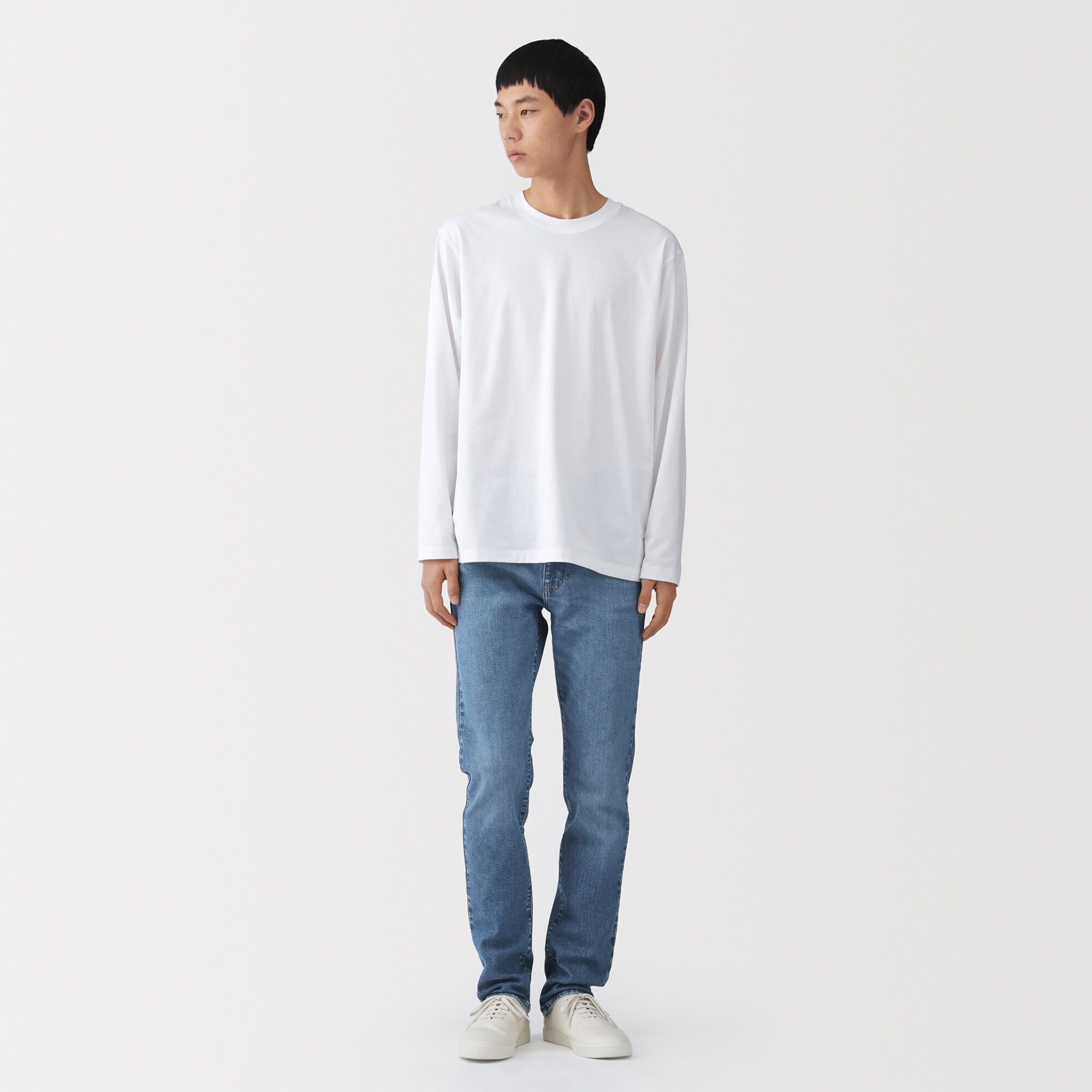 紳士　ストレッチデニムスリムパンツ　インディゴ