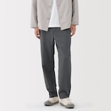 紳士　風を通すストレッチテーパードパンツ