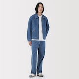 紳士　木の実から作ったカポック混デニムワークパンツ