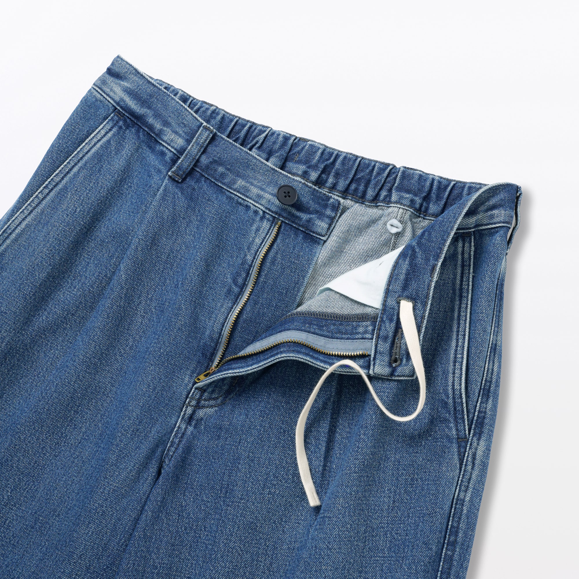 紳士　木の実から作ったカポック混デニムワークパンツ