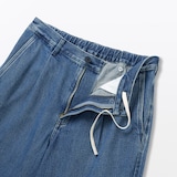 紳士　木の実から作ったカポック混デニムワークパンツ