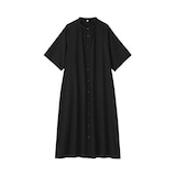 婦人　なめらか　リヨセル混五分袖ワンピース