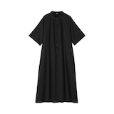 婦人　なめらか　リヨセル混五分袖ワンピース