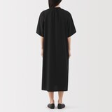 婦人　なめらか　リヨセル混五分袖ワンピース