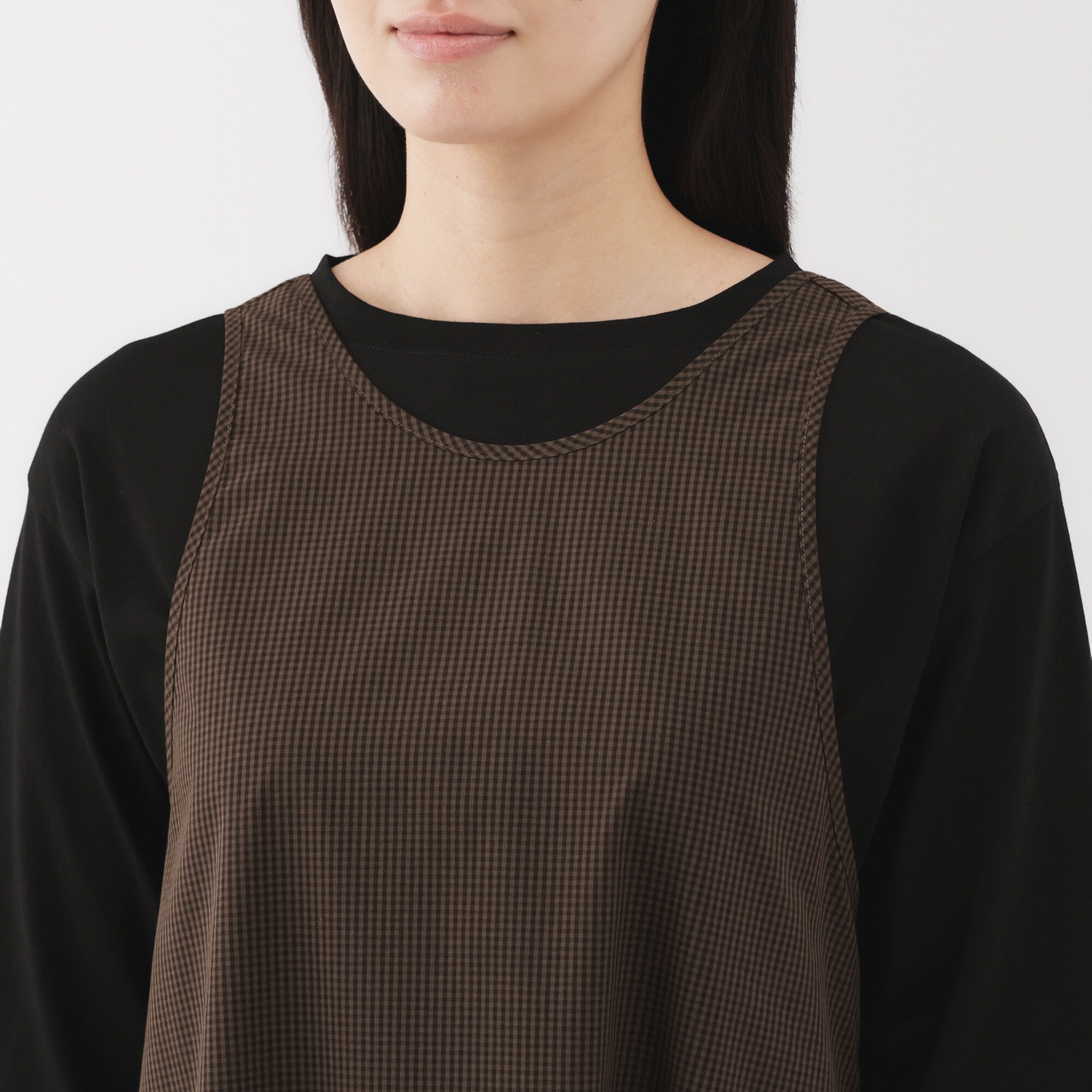 婦人 乾きやすい ブロードスリーブレスワンピース | 無印良品