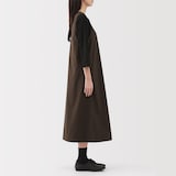 婦人　乾きやすい　ブロードスリーブレスワンピース