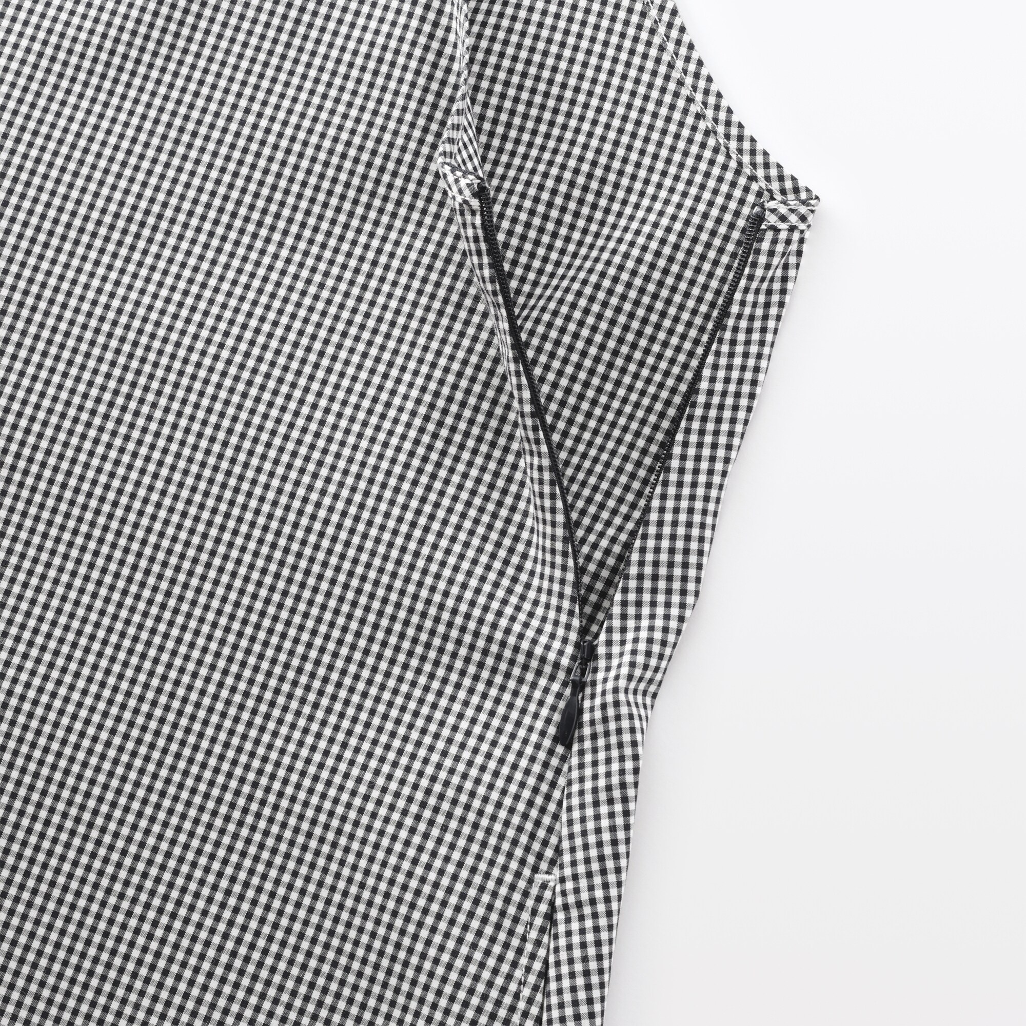 婦人　乾きやすい　ブロードスリーブレスワンピース