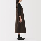 婦人　乾きやすい　ブロードスリーブレスワンピース