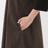 婦人　乾きやすい　ブロードスリーブレスワンピース