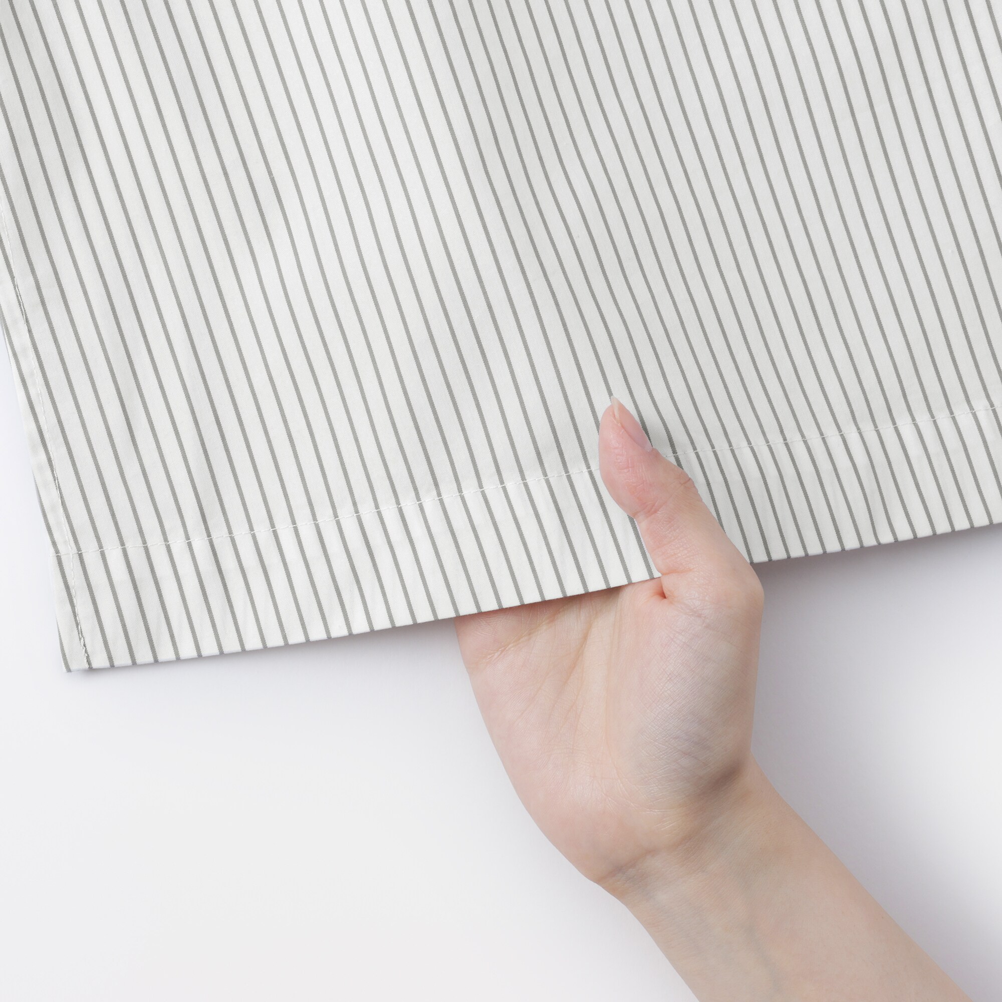 婦人　乾きやすい　ブロード七分袖ワンピース