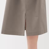 婦人　乾きやすい　ブロード七分袖ワンピース