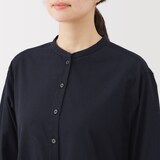 婦人　綿ボイル長袖ワンピース