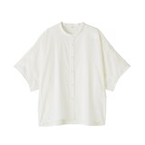 婦人　なめらか　リヨセル混五分袖ブラウス