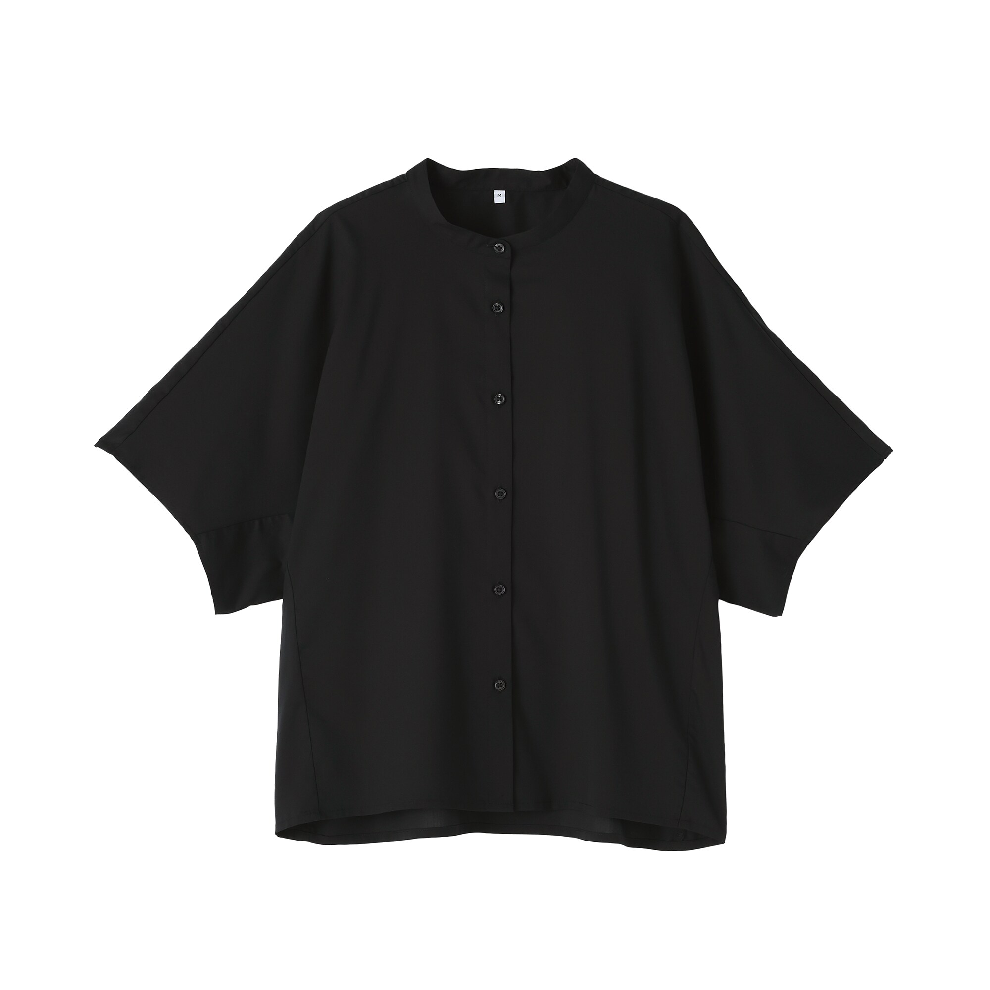 婦人　なめらか　リヨセル混五分袖ブラウス