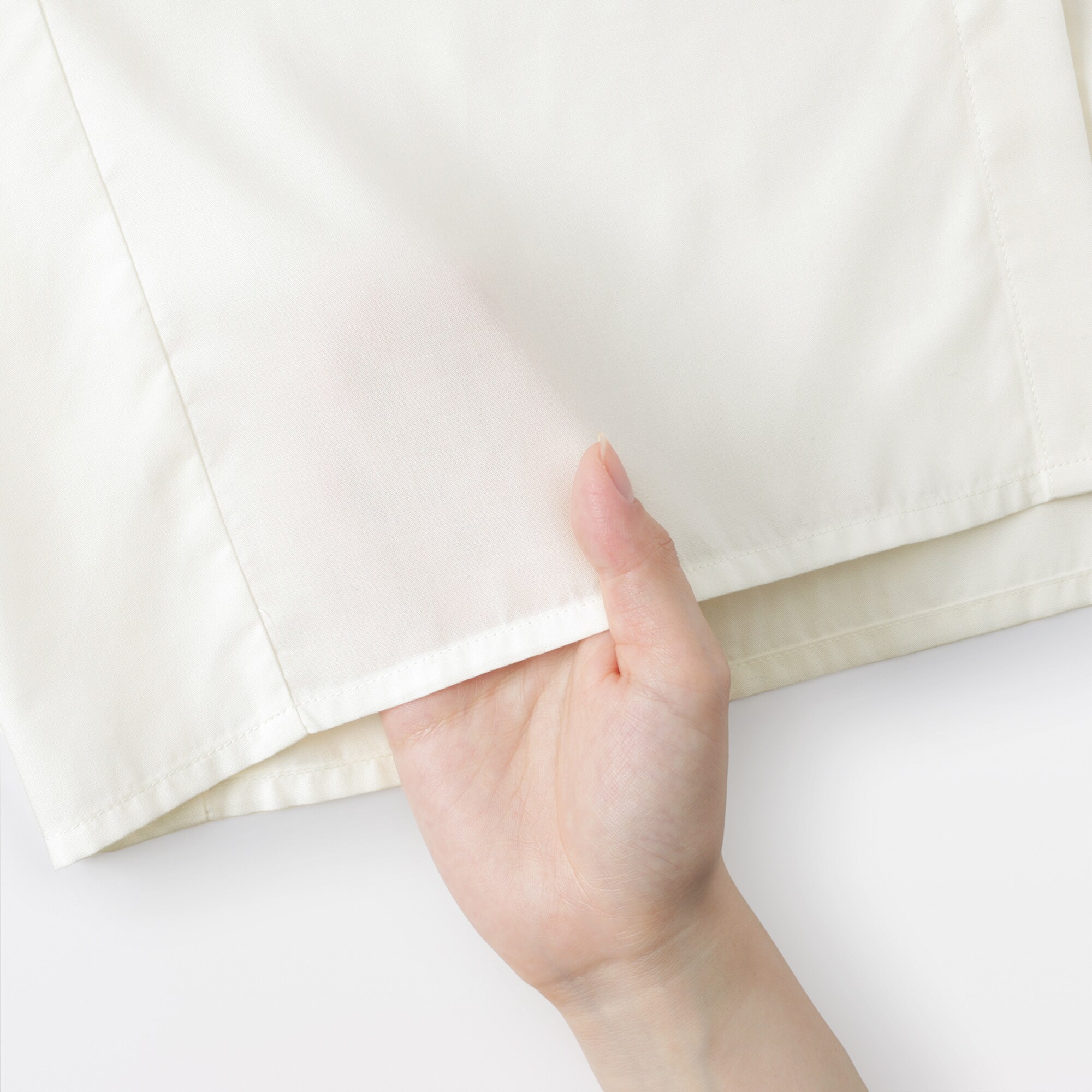 婦人　なめらか　リヨセル混五分袖ブラウス