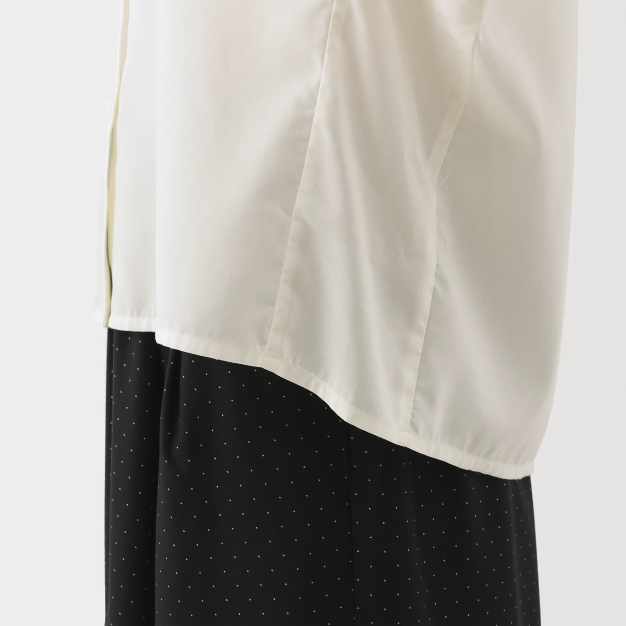 婦人　なめらか　リヨセル混五分袖ブラウス