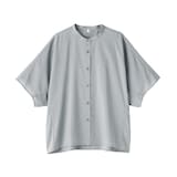 婦人　なめらか　リヨセル混五分袖ブラウス