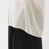 婦人　なめらか　リヨセル混五分袖ブラウス