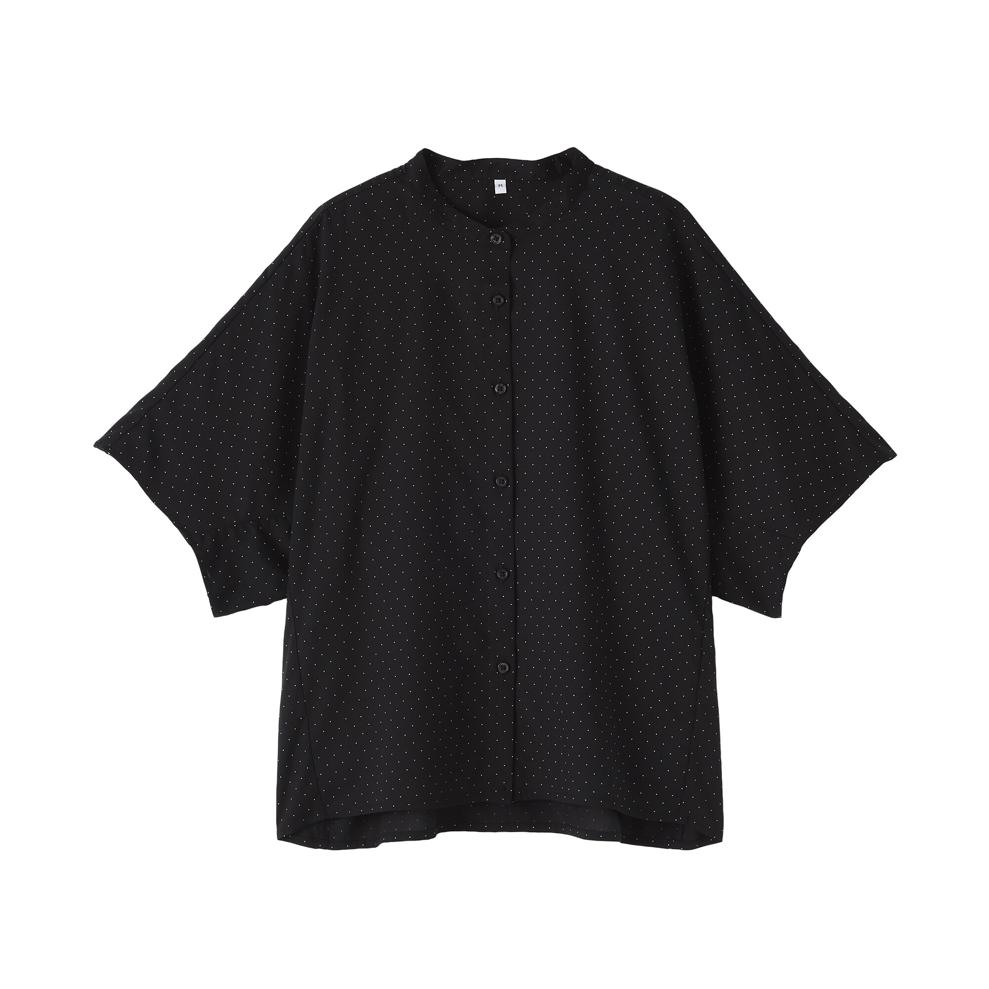 婦人　なめらか　リヨセル混五分袖ブラウス