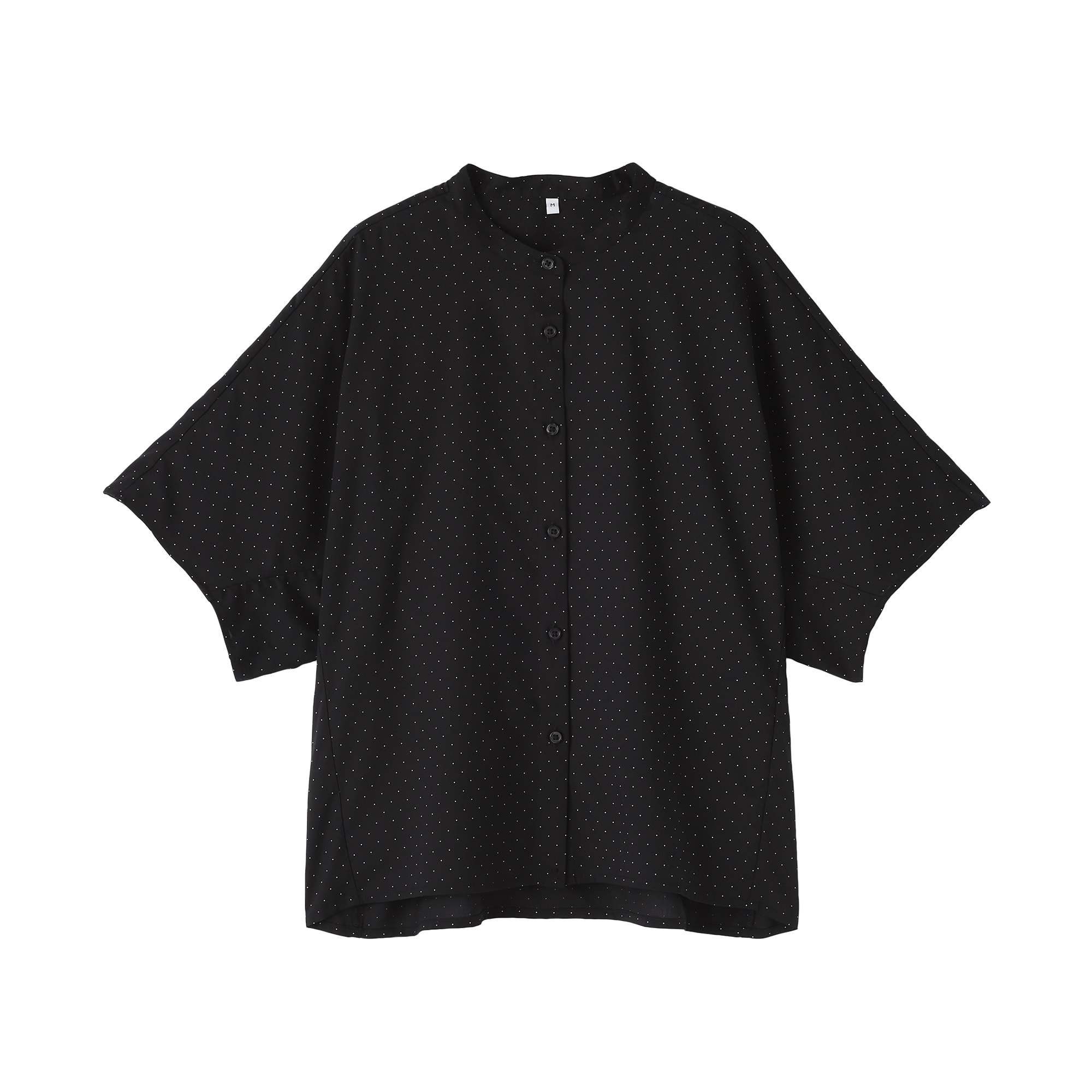 婦人　なめらか　リヨセル混五分袖ブラウス