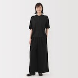 婦人　なめらか　リヨセル混五分袖ブラウス