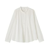 婦人　綿ボイル長袖ブラウス