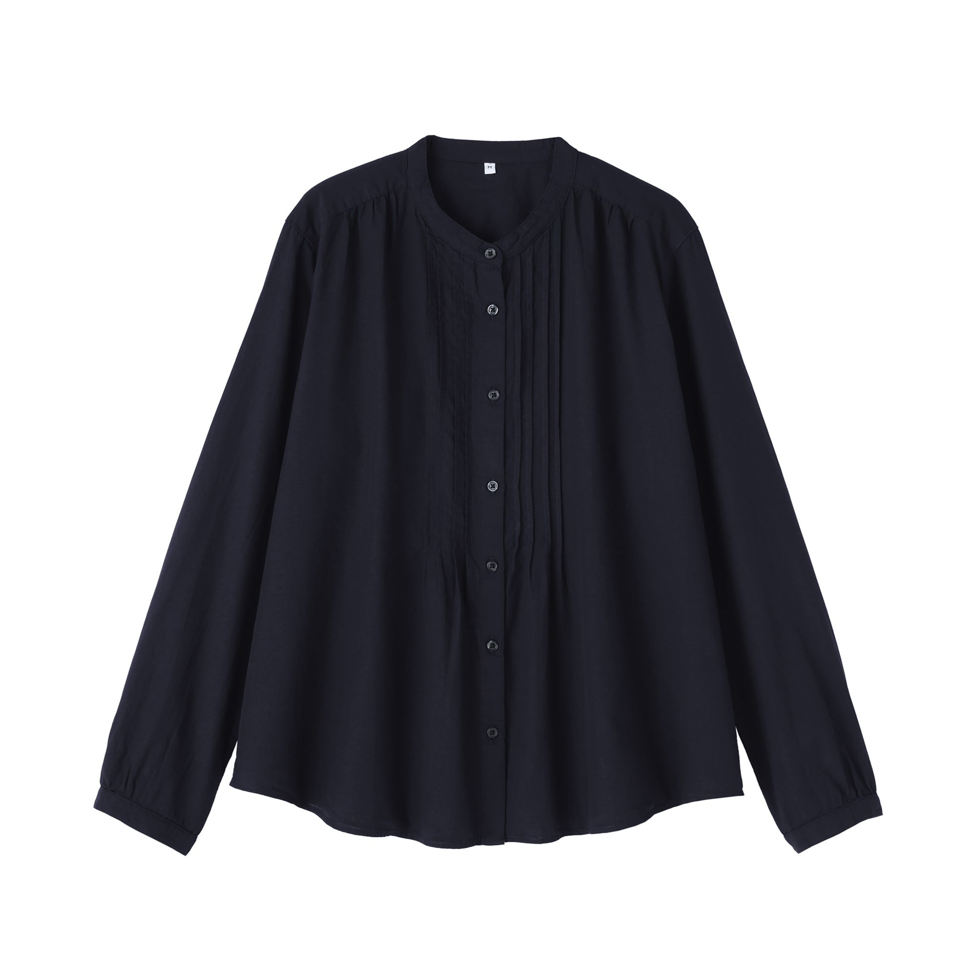 婦人　綿ボイル長袖ブラウス