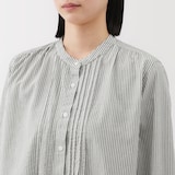 婦人　綿ボイル長袖ブラウス