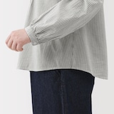 婦人　綿ボイル長袖ブラウス