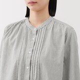 婦人　綿ボイル長袖ブラウス