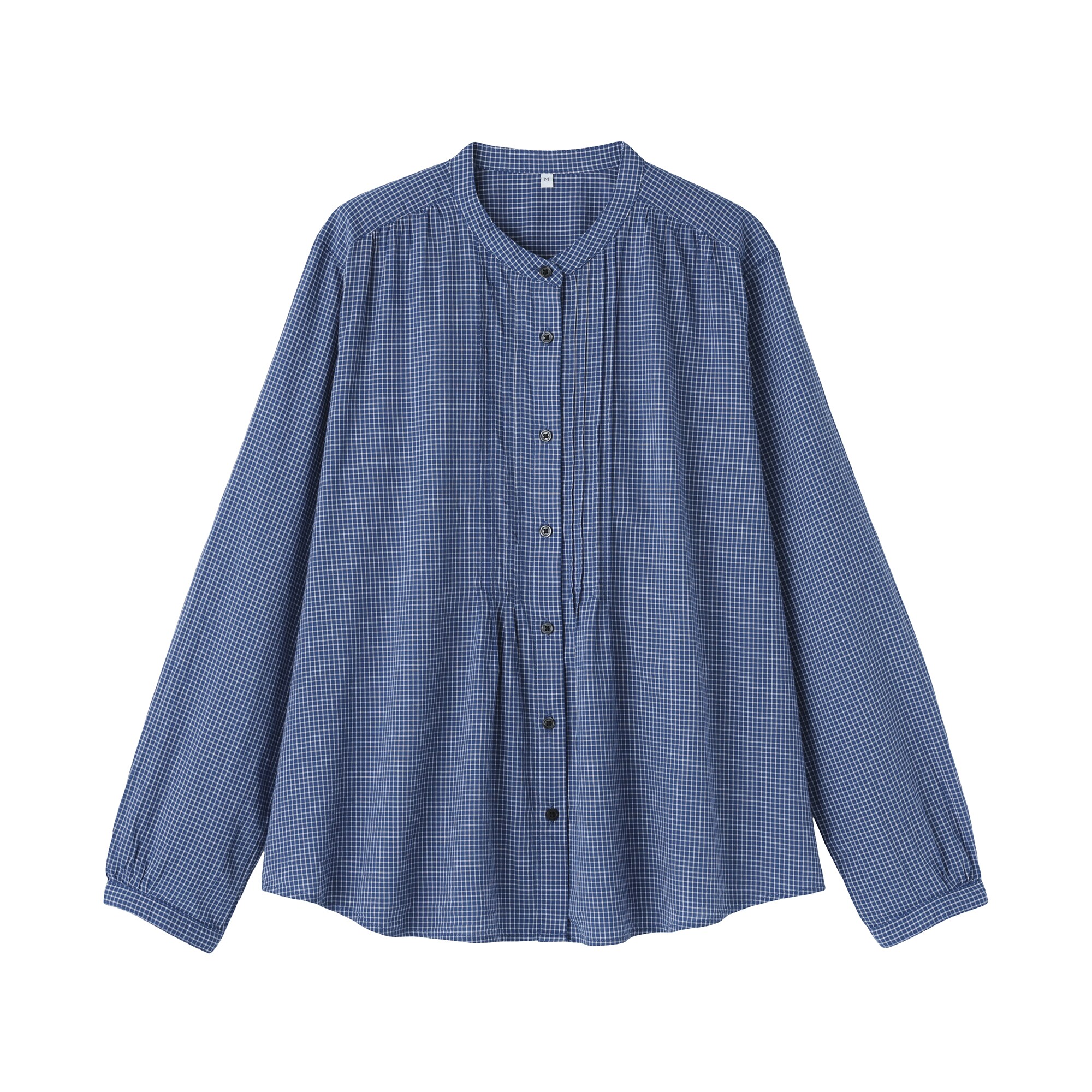 婦人　綿ボイル長袖ブラウス