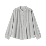 婦人　綿ボイル長袖ブラウス