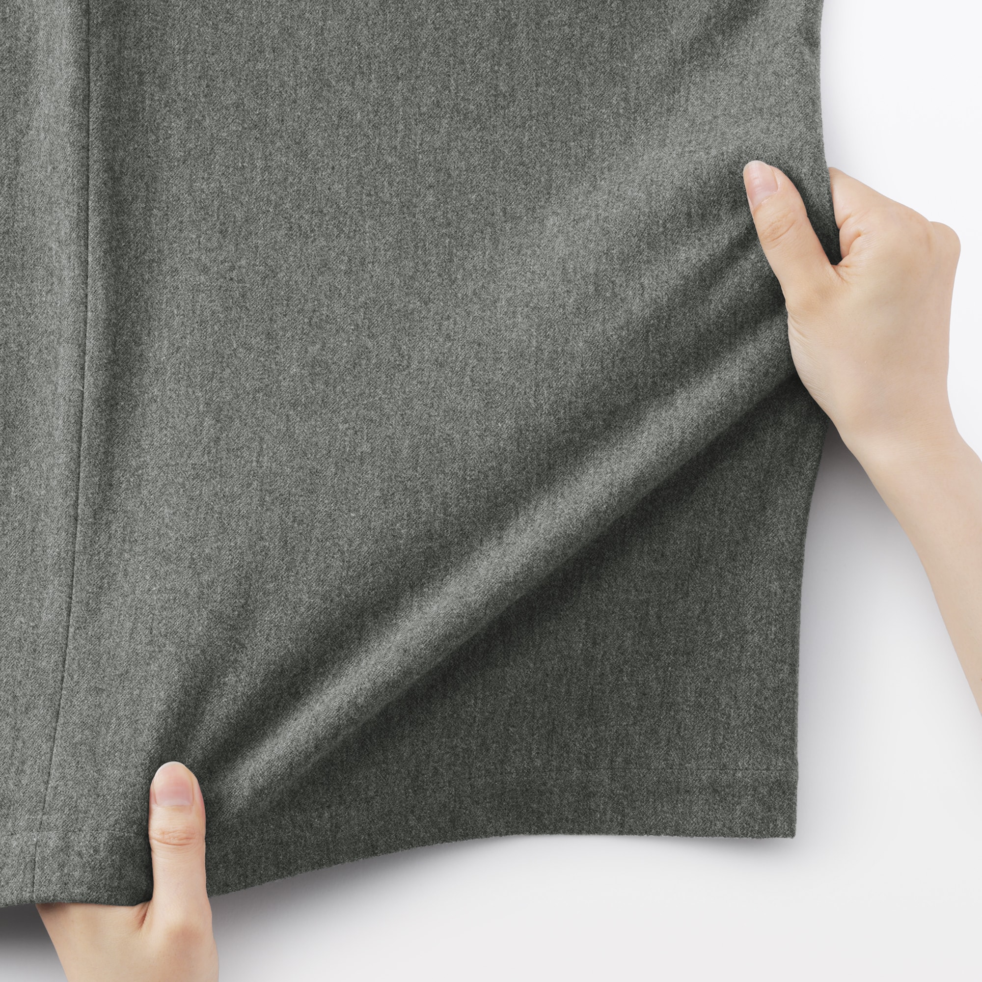 婦人 縦横ストレッチ起毛プルオーバー長袖ブラウス | 無印良品