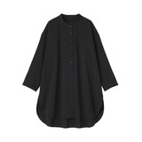 婦人　乾きやすい　ブロード七分袖シャツチュニック