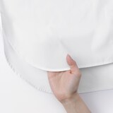 婦人　乾きやすい　ブロード七分袖シャツチュニック