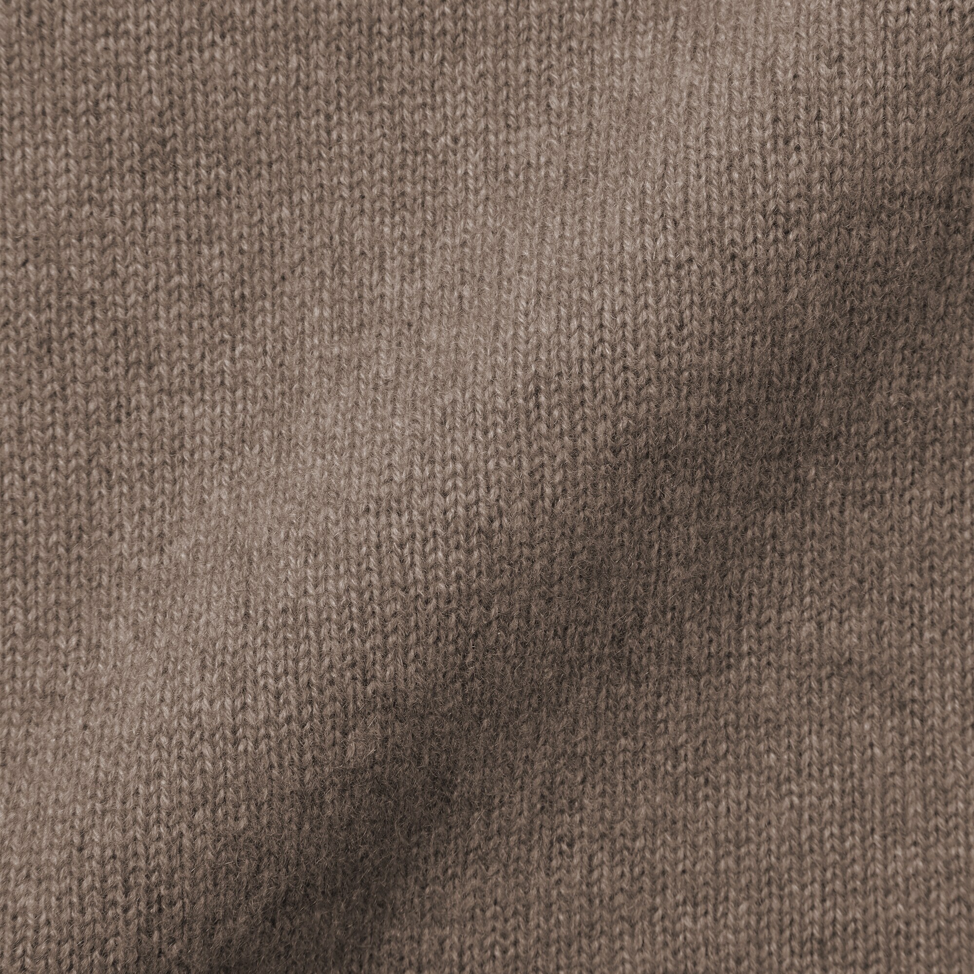 紳士　自然のまんまの色　カシミヤクルーネックセーター