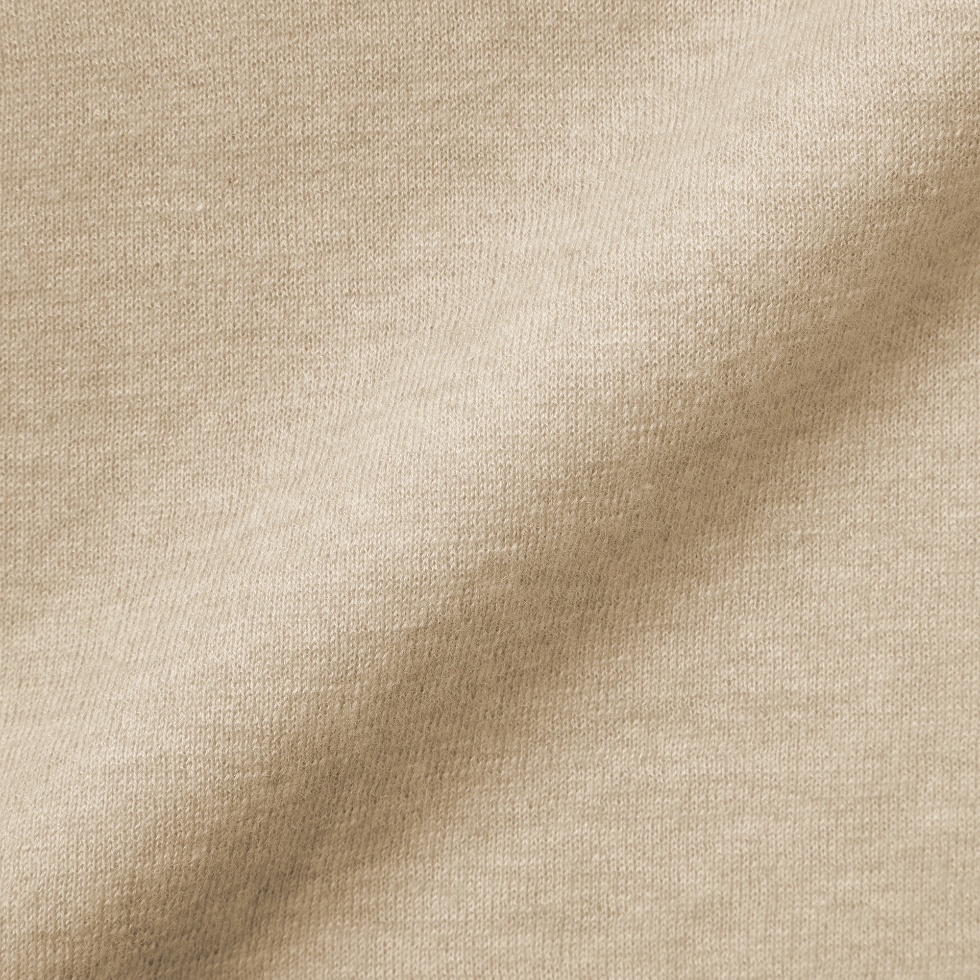 婦人　自然のまんまの色　カシミヤタートルネックセーター