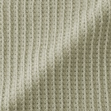 婦人　リネン混透かし編みワイドセーター