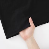 婦人　なめらか天竺編みシアークルーネックセーター