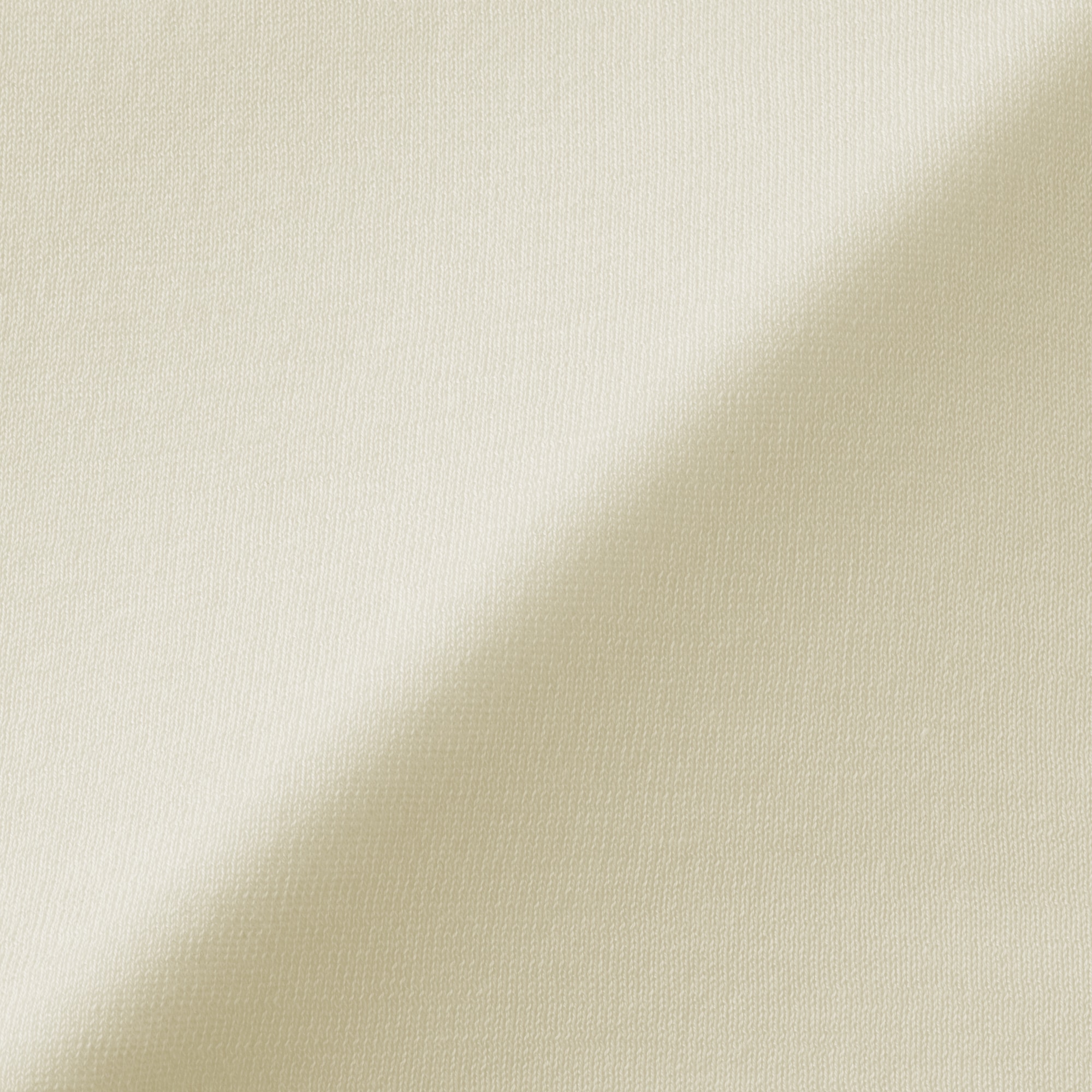 婦人　なめらか天竺編みシアークルーネックセーター