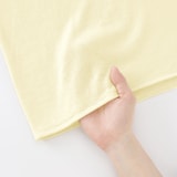 婦人　なめらか天竺編みシアークルーネックセーター