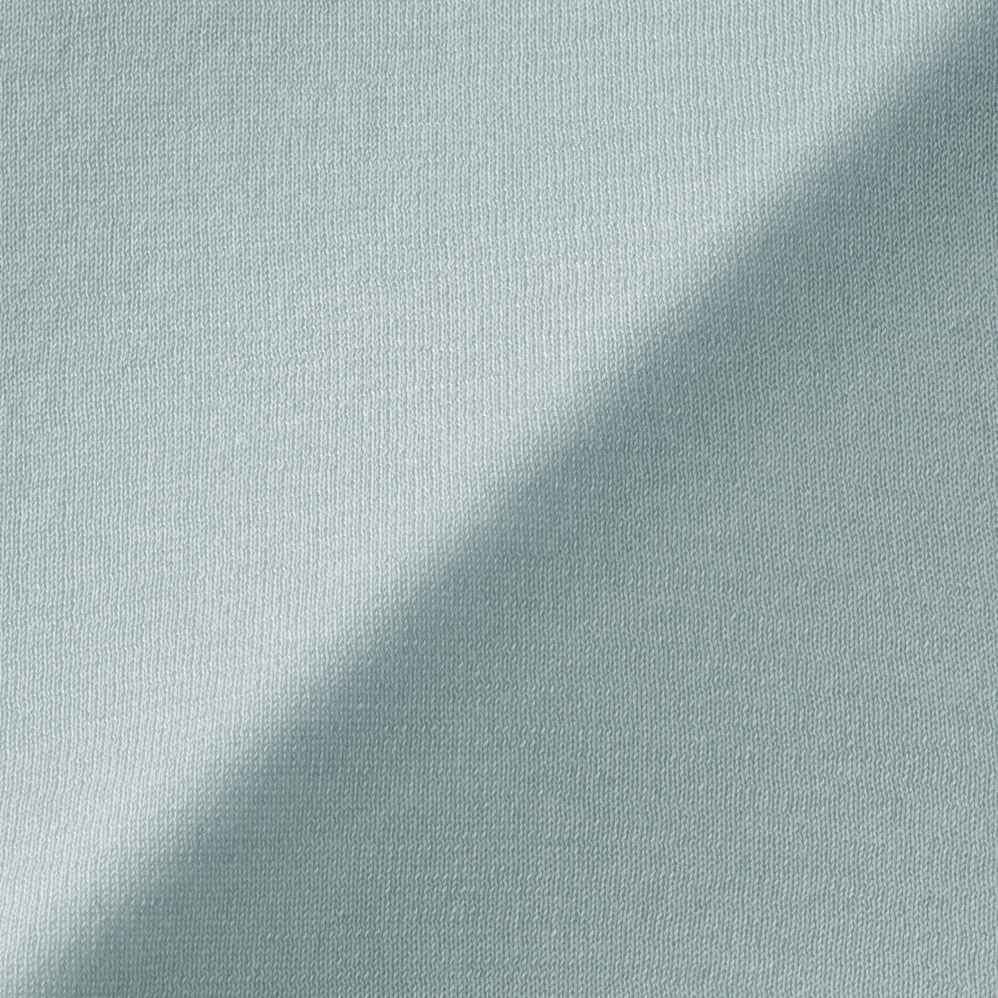 婦人　なめらか天竺編みシアークルーネックセーター