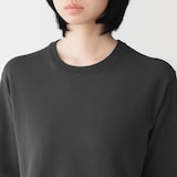 婦人　ＵＶカット強撚コットン五分袖セーター