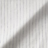 婦人　リネン　洗いざらし　長袖シャツワンピース