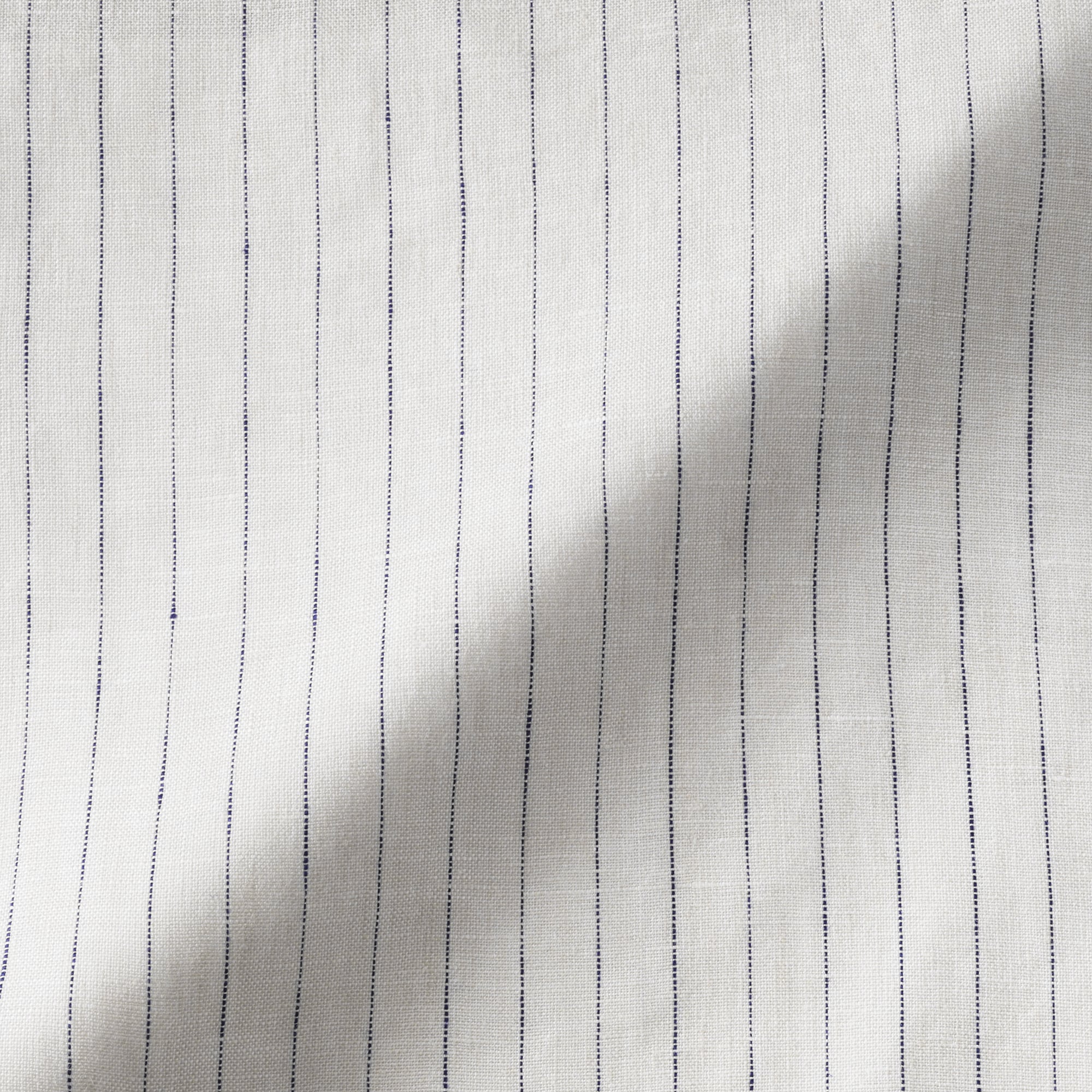 婦人　リネン　洗いざらし　長袖シャツワンピース